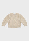 Louisiella Ivory Abbie Knit Baby Cardigan