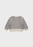 Louisiella Vintage Blue Knit Baby Cardigan