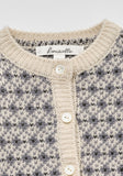 Louisiella Vintage Blue Knit Baby Cardigan