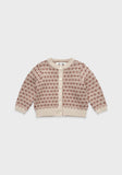 Louisiella Vintage Pink Knit Baby Cardigan