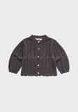 Louisiella Charcoal Roselia Knit Cardigan