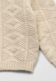 Louisiella Oatmeal Terrine Baby Cardigan