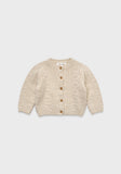 Louisiella Oatmeal Terrine Baby Cardigan