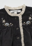 Louisiella Noir Cord Romper