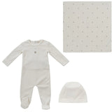 Kipp White Gift Box Print Layette Set