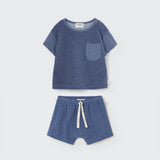 My Little Cozmo Blue Terry Tee and Shorts Set