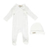 Marmar Gentle White Rubetta Footie/Hat