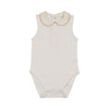 Peluche Rose Bodysuit Crochet Trim Sleeveless - 12m