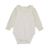 Peluche Cream Bodysuit Blouse Sleeve