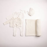 Bee & Dee Linen Delicata Ensemble Layette Set