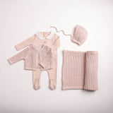 Bee & Dee Mauve Delicata Ensemble Layette Set