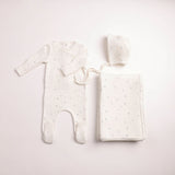 Bee & Dee Linen Boys Delicata Floral Layette Set
