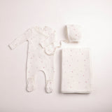 Bee & Dee Linen Girl Delicata Floral Layette Set