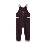 Coco Blanc Burgundy Long Knit Romper