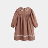 Cera Una Volta Rust Sofia Dress