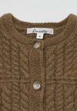 Louisiella Light Brown Benji Cardigan