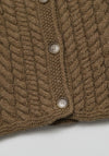Louisiella Light Brown Benji Cardigan
