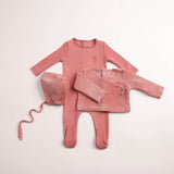 Bee & Dee Dusty Pink Classic Stitch Wrap 2pc