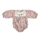 Bebe Organic Sweet Roses Clementine Romper