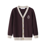 Coco Blanc Burgundy Cardigan