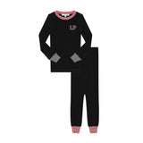 Little Parni Black Varsity Pajama