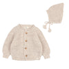 Buho Natural Soft Knit Hat/Cardigan