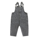 Little Parni Black Denim Overalls