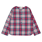 Louis Louise Off White/Red Oncle Tartan Shirt