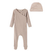 Marmar Soft Beige Footie and Hat