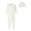 Marmar Gentle White Footie and Hat