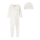 Marmar Gentle White Footie and Hat