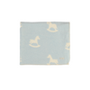 Bebe Organic Faded Blue Cuddle Horse Blanket