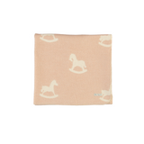 Bebe Organic Faded Rose Cuddle Horse Blanket
