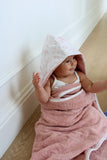 Little Threads Rose Toile Baby Towel