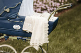 Domani Natural Scallop Knit Blanket