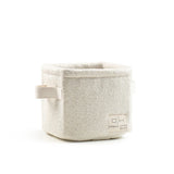 Domani Ivory Boucle Small Storage Basket
