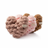 Domani Mauve Knotted Heart Pillow