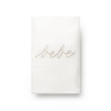 Domani White Gauze Linen Swaddle