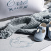 Domani Cinza Blue Waffle Muslin Blanket