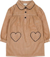Louis Louise Belinda Beige Cord Dress