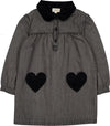 Louis Louise Belinda Denim Grey Cord Dress