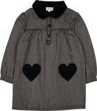 Louis Louise Belinda Denim Grey Cord Dress