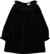 Louis Louise Black Guimave Velvet Dress