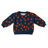 Wander & Wonder Navy Tangerine Sweatshirt