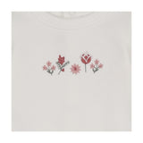 Mon Tresor Ivory/Pink Embroider Garden Layette Set