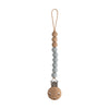 Mushie Stone Eva Pacifier Clip