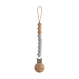 Mushie Stone Eva Pacifier Clip