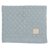 Mon Tresor Pearl Blue Knit Blanket