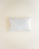 Ferne Blue Ticking Envelope Pillow