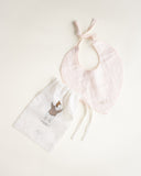 Ferne Barely Pink Drool Bib